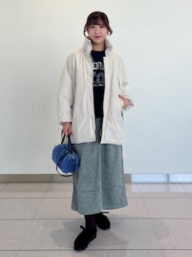 「WILD THINGS（ワイルドシングス）のアイテム」を使った、B:MING by BEAMS WOMENさん（レディース・160cm）の秋コーディネート