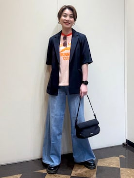 「B:MING by BEAMS（ビーミングバイビームス）のアイテム（テーラードジャケット）」を使った、B:MING by BEAMS WOMENさん（レディース・161cm）の春コーディネート