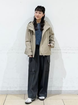 「アイテム（マウンテンパーカー）」を使った、B:MING by BEAMS WOMENさん（レディース・149cm）の秋コーディネート