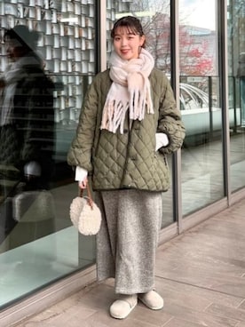 B:MING by BEAMS WOMENさん（レディース・161cm）の冬コーディネート