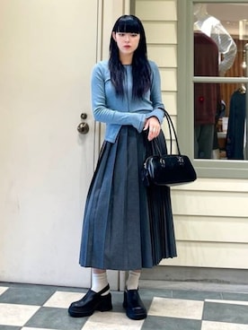 「MILLER（ミラー）のアイテム」を使った、B:MING by BEAMS WOMENさん（レディース・167cm）の秋コーディネート