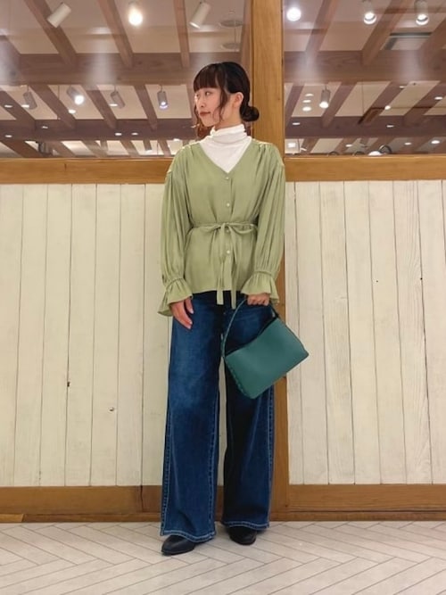 SOMETHING / LISA セミワイド デニムパンツ（デニムパンツ