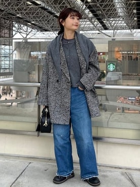 「アイテム（その他アウター）」を使った、B:MING by BEAMS WOMENさん（レディース・160cm）の秋コーディネート