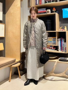 「Gramicci（グラミチ）のアイテム（ジャケット/アウター）」を使った、B:MING by BEAMS WOMENさん（レディース・152cm）の秋コーディネート