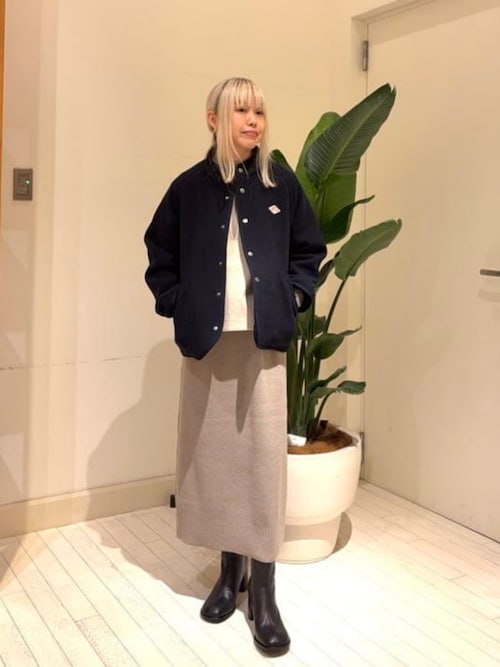 DANTON / WOOL LIGHT PILE STANDCOLLAR JACKET（ブルゾン）｜DANTON