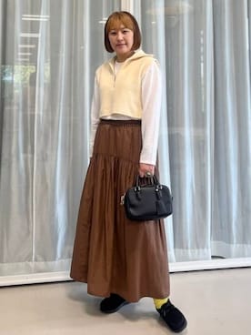 「アイテム（モカシン/デッキシューズ）」を使った、B:MING by BEAMS WOMENさん（レディース・160cm）の夏コーディネート
