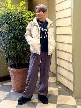 B:MING by BEAMS WOMENさん（レディース・161cm）の冬コーディネート