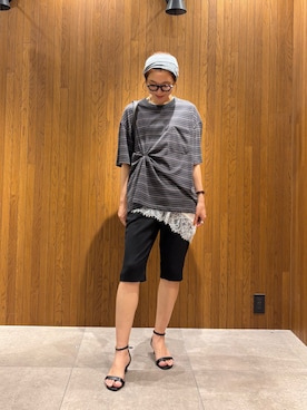 岡本さん(レディース・167cm)の夏コーディネート