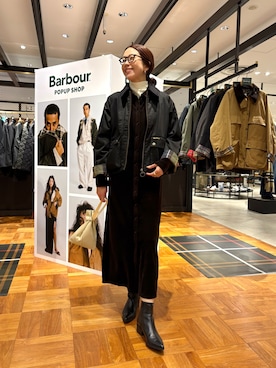 「アイテム（ワンピース/ドレス）」を使った、オカモトさん（レディース・167cm）の秋コーディネート