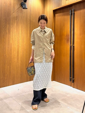 「アイテム（ワンピース）」を使った、オカモトさん（レディース・167cm・30代）の夏コーディネート