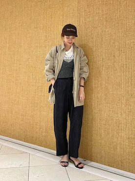 岡本さん（レディース・167cm）の冬コーディネート