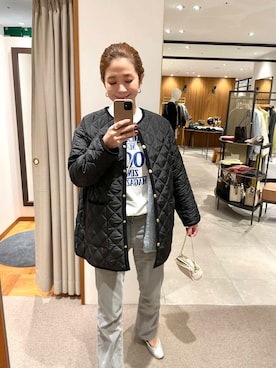 岡本さん(レディース・167cm)の冬コーディネート