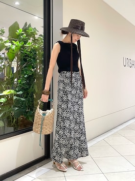 岡本さん(レディース・167cm)の夏コーディネート