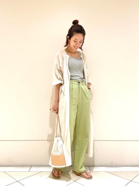 岡本さん(レディース・167cm)の夏コーディネート