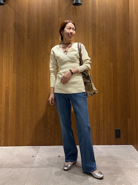 岡本さん（レディース・167cm）の春コーディネート