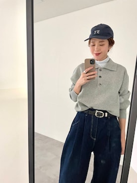 岡本さん（レディース・167cm）の冬コーディネート