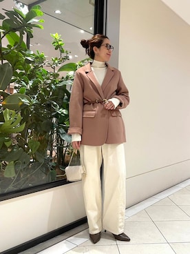 岡本さん（レディース・167cm）の秋コーディネート