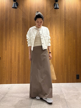 岡本さん（レディース・167cm）の春コーディネート