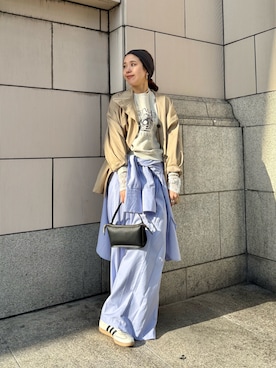 岡本さん（レディース・167cm）の冬コーディネート