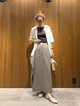 岡本さん（レディース・167cm）の秋コーディネート