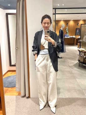 岡本さん（レディース・167cm）の秋コーディネート