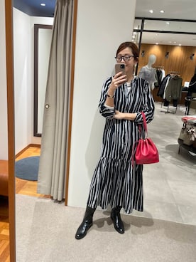 岡本さん（レディース・167cm）の秋コーディネート