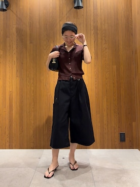 岡本さん(レディース・167cm)の夏コーディネート