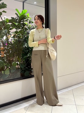 岡本さん（レディース・167cm）の秋コーディネート