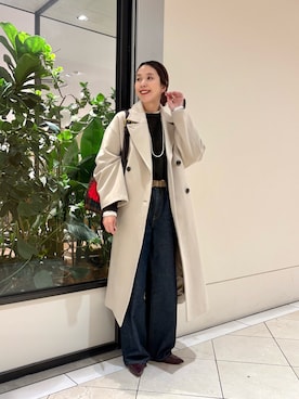 「アイテム（ヘアアクセサリー）」を使った、オカモトさん（レディース・167cm・30代）の秋コーディネート