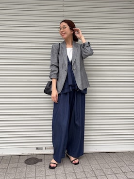 「URBAN RESEARCH Sonny Label（アーバンリサーチサニーレーベル）のアイテム（シューズ）」を使った、岡本さん（レディース・167cm）の春コーディネート