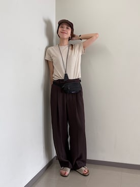 岡本さん(レディース・167cm)の春コーディネート