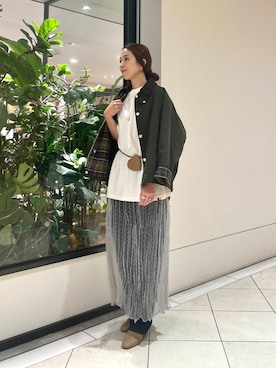 岡本さん（レディース・167cm）の秋コーディネート