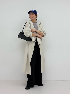 岡本さん(レディース・167cm)の冬コーディネート