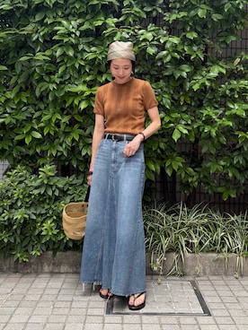 岡本さん(レディース・167cm)の夏コーディネート