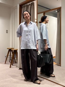 岡本さん(レディース・167cm)の夏コーディネート