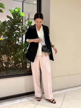 岡本さん（レディース・167cm）の春コーディネート