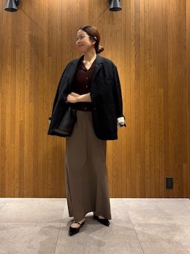 岡本さん（レディース・167cm）の春コーディネート