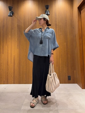 岡本さん（レディース・167cm）の夏コーディネート