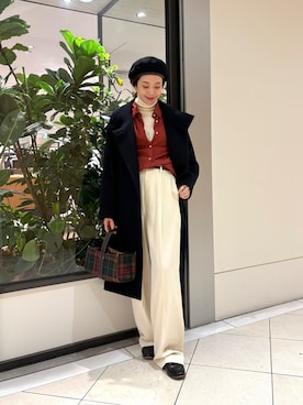 「アイテム（その他アウター）」を使った、オカモトさん（レディース・167cm・30代）の秋コーディネート