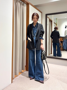 「アイテム（その他アウター）」を使った、オカモトさん（レディース・167cm・30代）の秋コーディネート