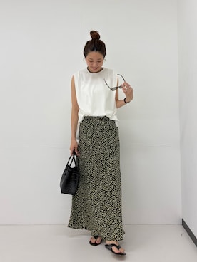 岡本さん(レディース・167cm)の夏コーディネート