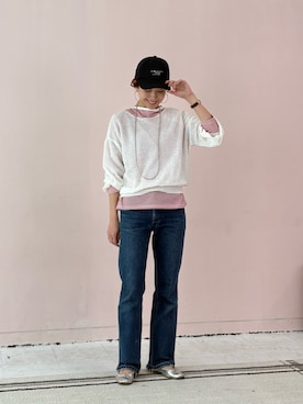 岡本さん(レディース・167cm)の春コーディネート