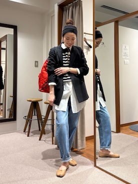 岡本さん（レディース・167cm）の春コーディネート