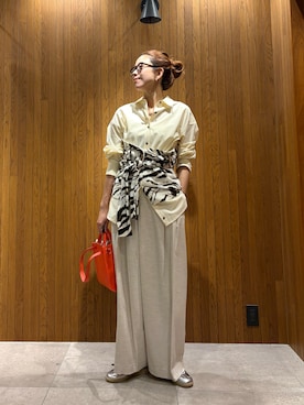 岡本さん(レディース・167cm)の秋コーディネート