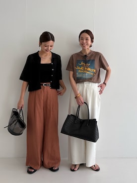岡本さん(レディース・167cm)の夏コーディネート