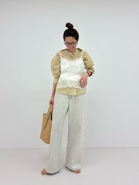 岡本さん（レディース・167cm）の冬コーディネート