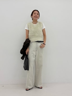 岡本さん(レディース・167cm)の夏コーディネート