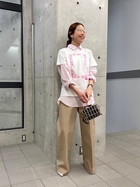 岡本さん（レディース・167cm）の春コーディネート