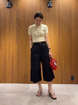 岡本さん(レディース・167cm)の夏コーディネート