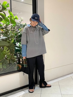 岡本さん（レディース・167cm）の夏コーディネート